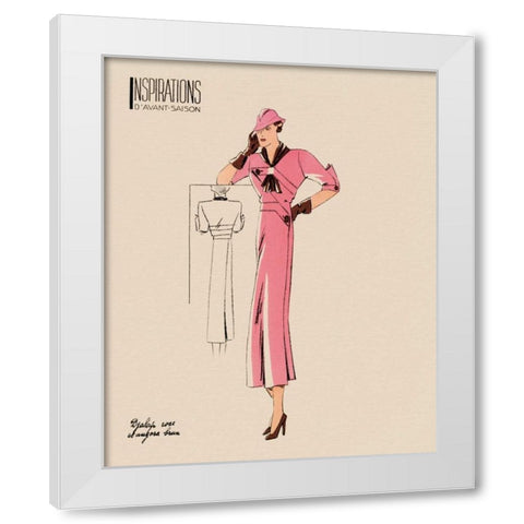 Inspirations II White Modern Wood Framed Art Print by Berman, Susan