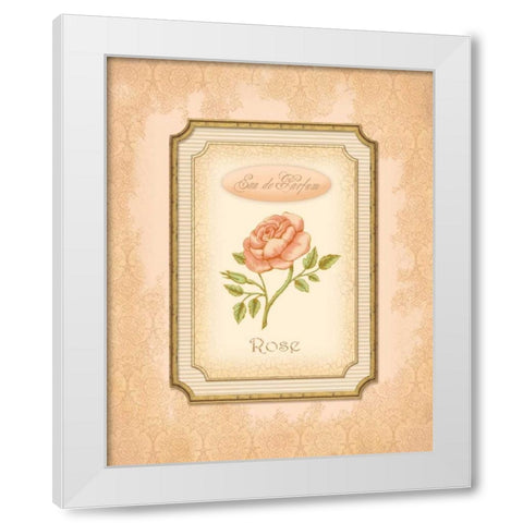Eau de Parfum I White Modern Wood Framed Art Print by Corbin, Delphine