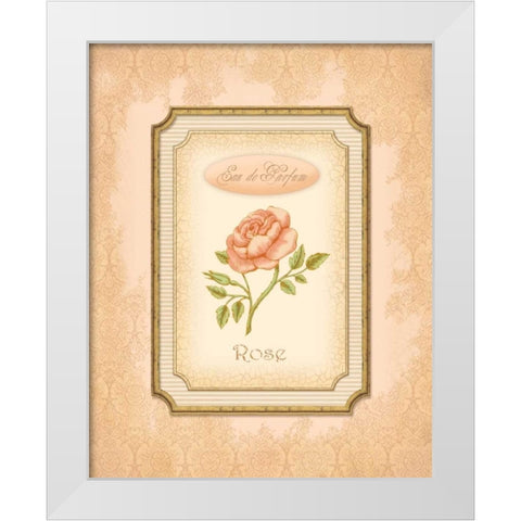 Eau de Parfum I White Modern Wood Framed Art Print by Corbin, Delphine
