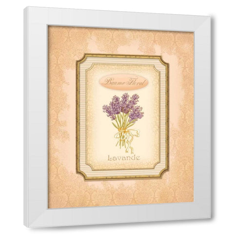 Eau de Parfum III White Modern Wood Framed Art Print by Corbin, Delphine