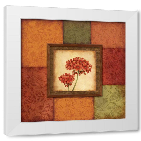 Serenity II White Modern Wood Framed Art Print by Corbin, Delphine