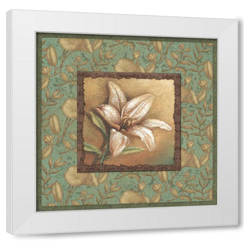 Spirits Quartet I White Modern Wood Framed Art Print by Corbin, Delphine