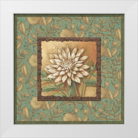 Spirits Quartet II White Modern Wood Framed Art Print by Corbin, Delphine