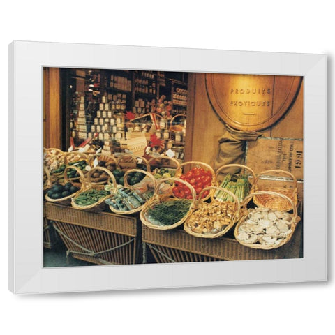 Hediard White Modern Wood Framed Art Print by Cieslikowski, Zeny