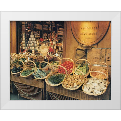 Hediard White Modern Wood Framed Art Print by Cieslikowski, Zeny