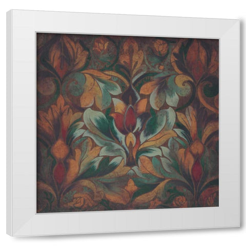 Rainforest I White Modern Wood Framed Art Print by Engman, Allyn