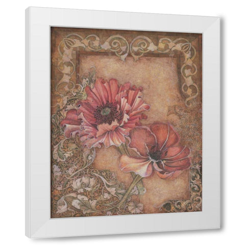 Avalon Romance I White Modern Wood Framed Art Print by Engman, Allyn