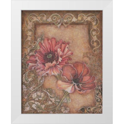 Avalon Romance I White Modern Wood Framed Art Print by Engman, Allyn