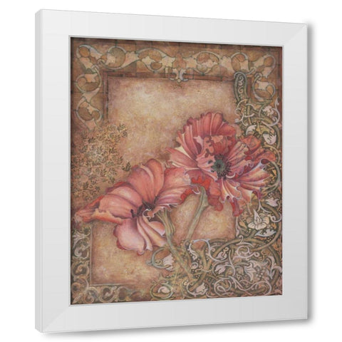 Avalon Romance II White Modern Wood Framed Art Print by Engman, Allyn