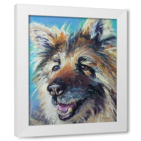 Sierra White Modern Wood Framed Art Print by Golubski, Becky