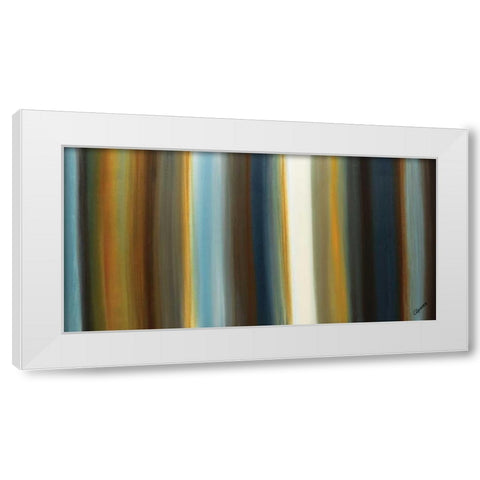 Destinos III White Modern Wood Framed Art Print by Guedez, Carmen
