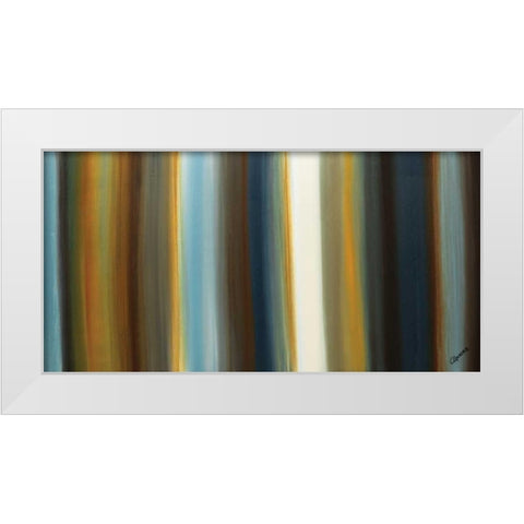 Destinos III White Modern Wood Framed Art Print by Guedez, Carmen