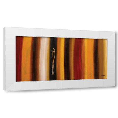 Golden Hour White Modern Wood Framed Art Print by Guedez, Carmen