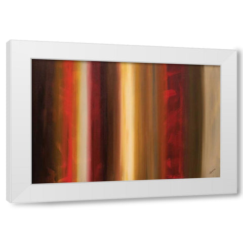 Freedom White Modern Wood Framed Art Print by Guedez, Carmen