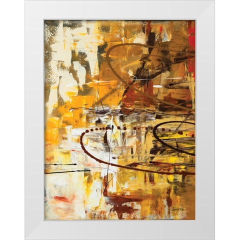 Funtastic I White Modern Wood Framed Art Print by Guedez, Carmen