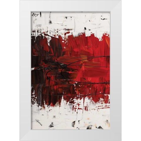 Crystal Clear II White Modern Wood Framed Art Print by Guedez, Carmen