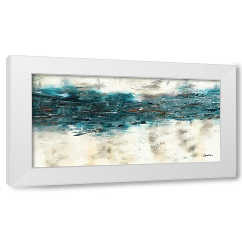 High Tide III White Modern Wood Framed Art Print by Guedez, Carmen
