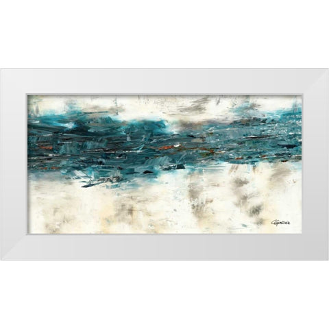 High Tide III White Modern Wood Framed Art Print by Guedez, Carmen