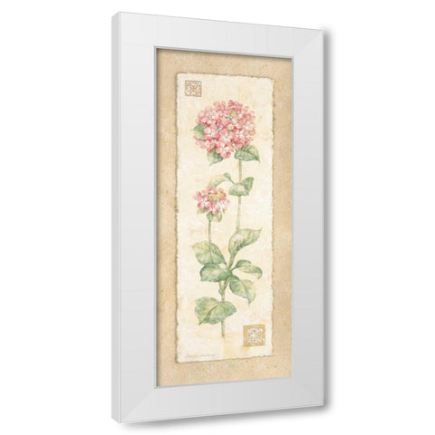 Hydrangea White Modern Wood Framed Art Print by Gladding, Pamela