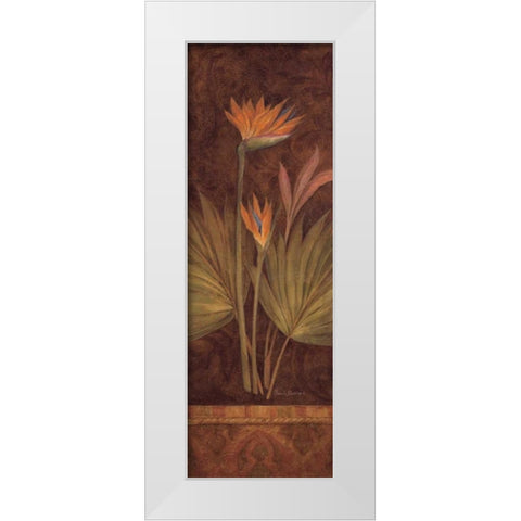 Silk Road Passage II White Modern Wood Framed Art Print by Gladding, Pamela