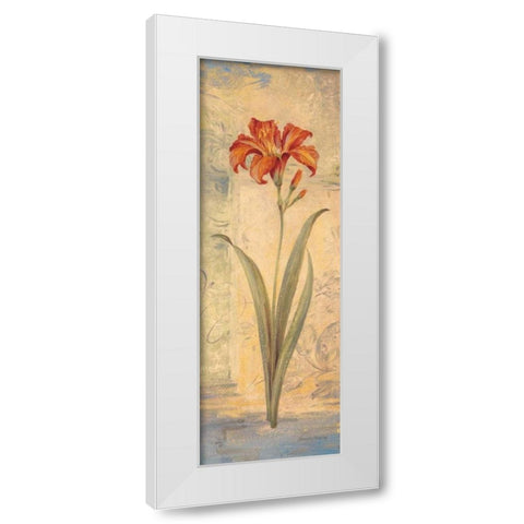 Topaz Skies I White Modern Wood Framed Art Print by Gladding, Pamela