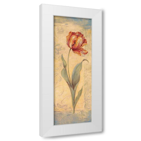 Topaz Skies II White Modern Wood Framed Art Print by Gladding, Pamela