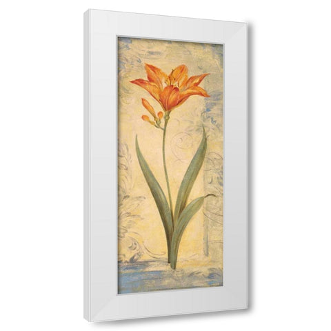 Topaz Skies IV White Modern Wood Framed Art Print by Gladding, Pamela
