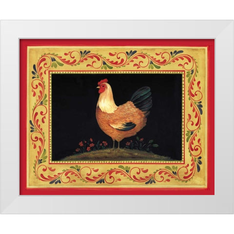 Francesca White Modern Wood Framed Art Print by Gladding, Pamela