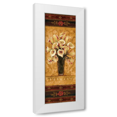 View from Pompeii Panel I White Modern Wood Framed Art Print by Gladding, Pamela
