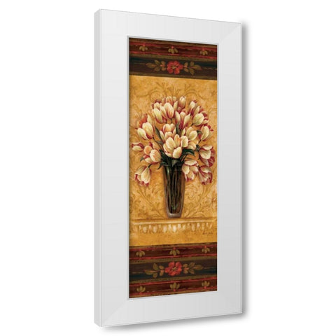 View from Pompeii Panel II White Modern Wood Framed Art Print by Gladding, Pamela