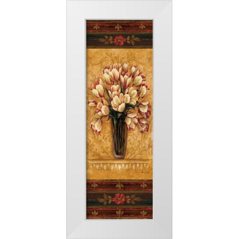 View from Pompeii Panel II White Modern Wood Framed Art Print by Gladding, Pamela