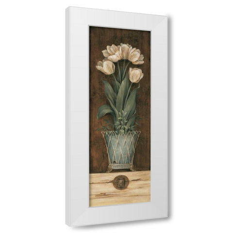 Petit Jardin II White Modern Wood Framed Art Print by Gladding, Pamela