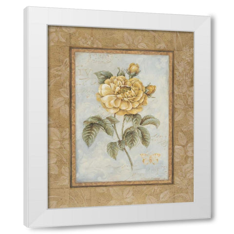 Junes Promise II White Modern Wood Framed Art Print by Gladding, Pamela