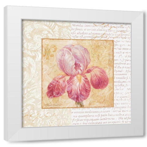 Le Jardin II White Modern Wood Framed Art Print by Gladding, Pamela