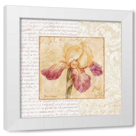 Le Jardin III White Modern Wood Framed Art Print by Gladding, Pamela