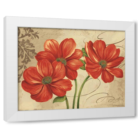 Colori I White Modern Wood Framed Art Print by Gladding, Pamela
