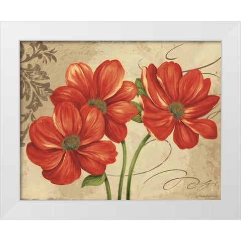 Colori I White Modern Wood Framed Art Print by Gladding, Pamela