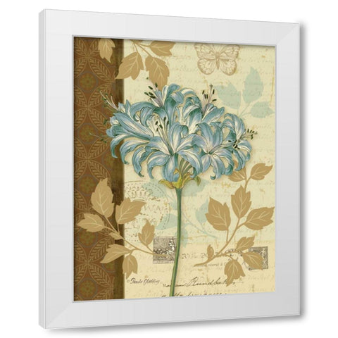 Chelsea Blue I White Modern Wood Framed Art Print by Gladding, Pamela
