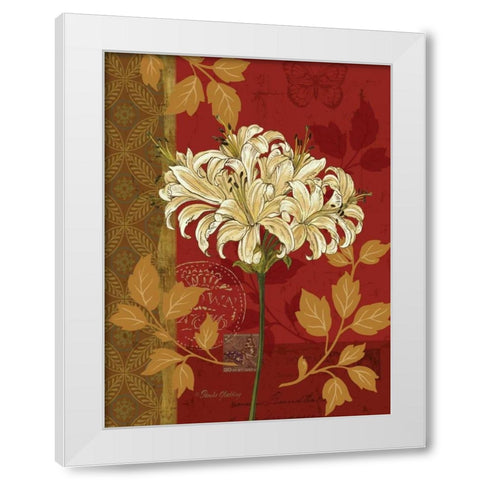Chelsea Red I White Modern Wood Framed Art Print by Gladding, Pamela