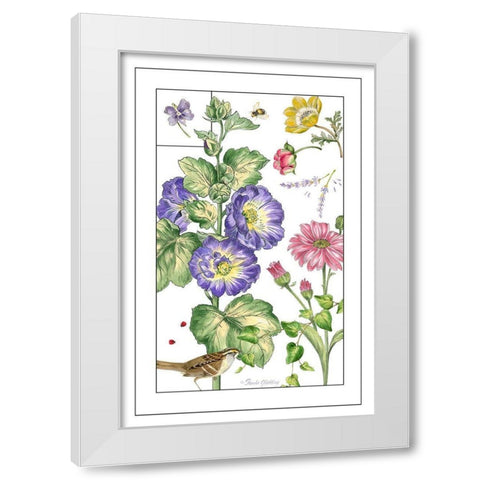 Print Botanical I White Modern Wood Framed Art Print by Gladding, Pamela