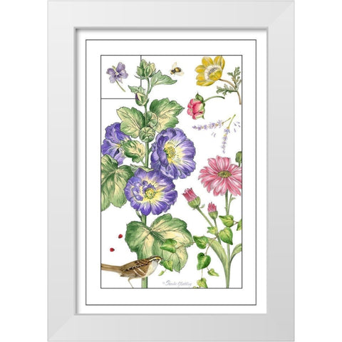 Print Botanical I White Modern Wood Framed Art Print by Gladding, Pamela