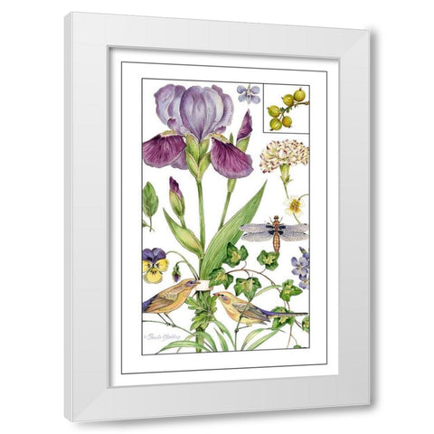 Print Botanical II White Modern Wood Framed Art Print by Gladding, Pamela
