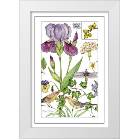 Print Botanical II White Modern Wood Framed Art Print by Gladding, Pamela