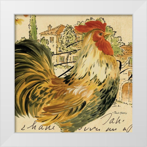 Viva Speck White Modern Wood Framed Art Print by Gladding, Pamela