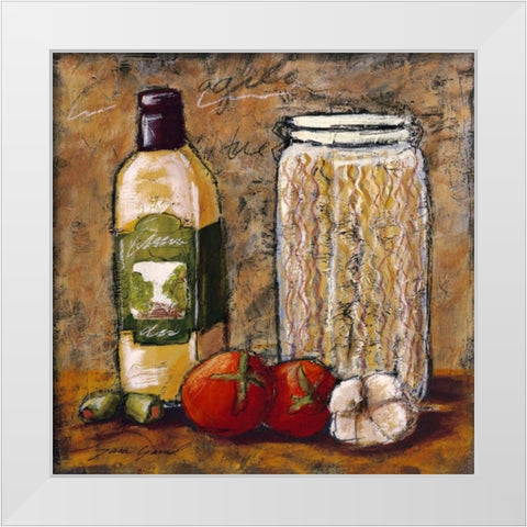Rustic Kitchen I White Modern Wood Framed Art Print by Gamel, Tara