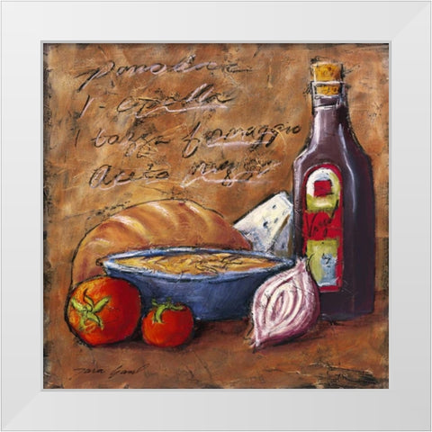 Rustic Kitchen II White Modern Wood Framed Art Print by Gamel, Tara
