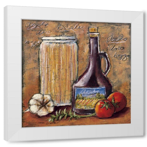 Rustic Kitchen III White Modern Wood Framed Art Print by Gamel, Tara
