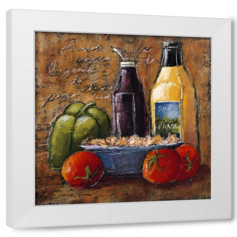 Rustic Kitchen IV White Modern Wood Framed Art Print by Gamel, Tara