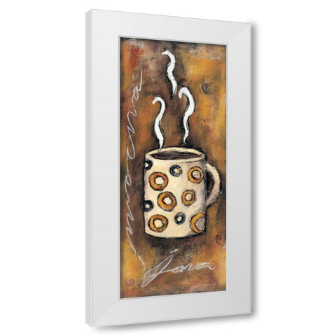 Java White Modern Wood Framed Art Print by Gamel, Tara