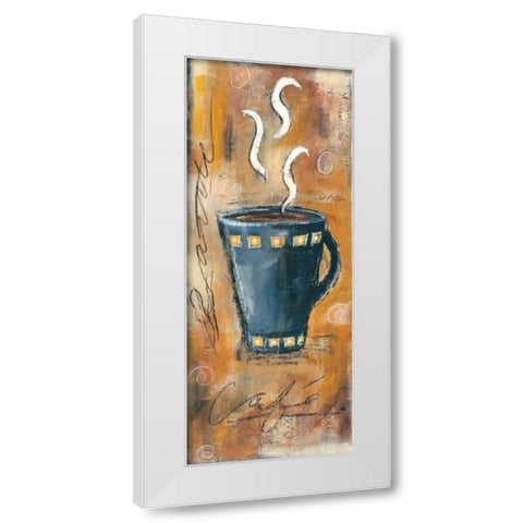 Latte White Modern Wood Framed Art Print by Gamel, Tara